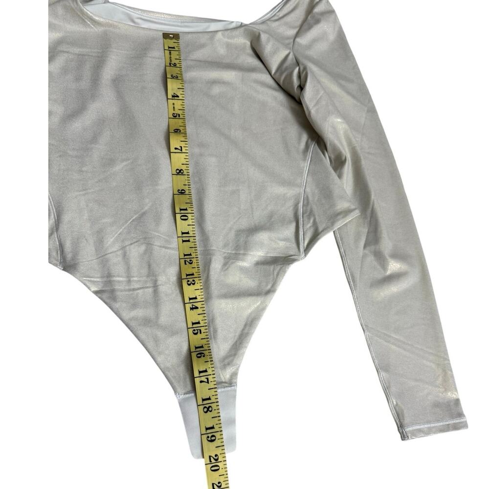 Lululemon Square-Neck Bodysuit Nulu Long Sleeve Thong Cut Large W3INRS LXBO NWT - Picture 15 of 16